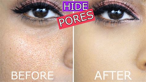 minimize large pores under makeup.